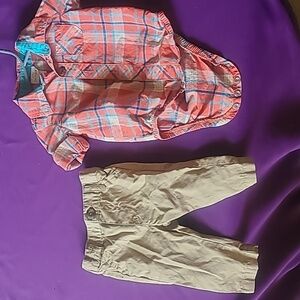Cat & Jack orange outfit